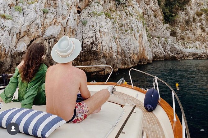 Private boat tour along Amalfi Coast - The Emerald Grotto is an optional extra