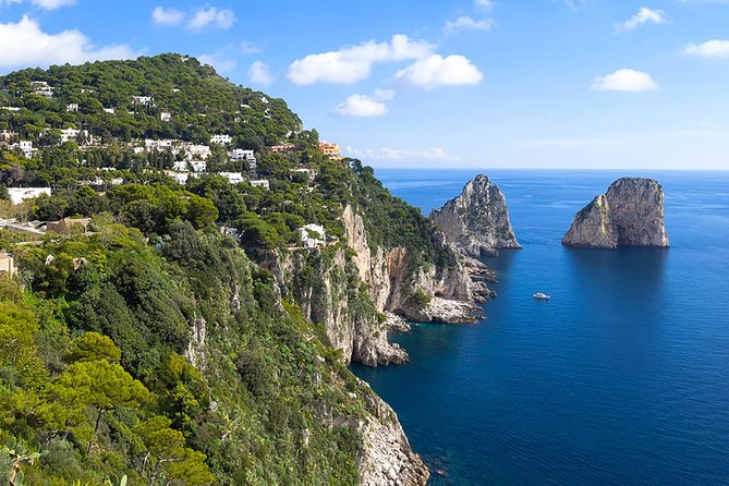 Private Boat Tour from Sorrento to Capri on a Classic Gozzo 7.50 - Punta Carena and Marina Piccola