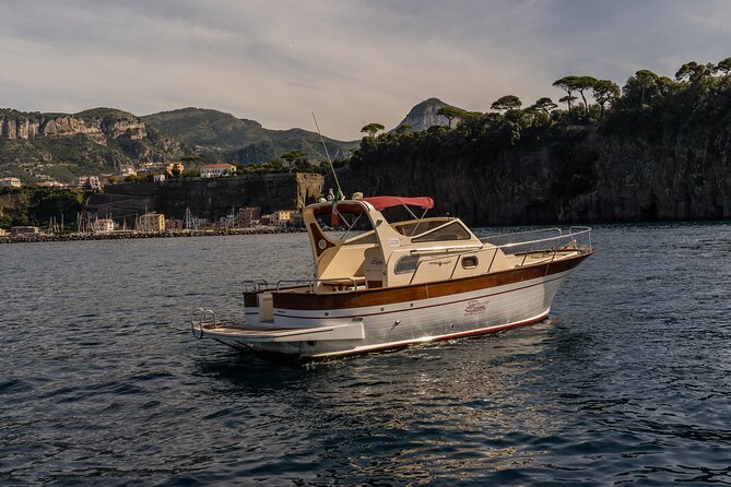Private Boat Tour from Sorrento to Capri on a Classic Gozzo 8.50 - Punta Carena and Marina Piccola