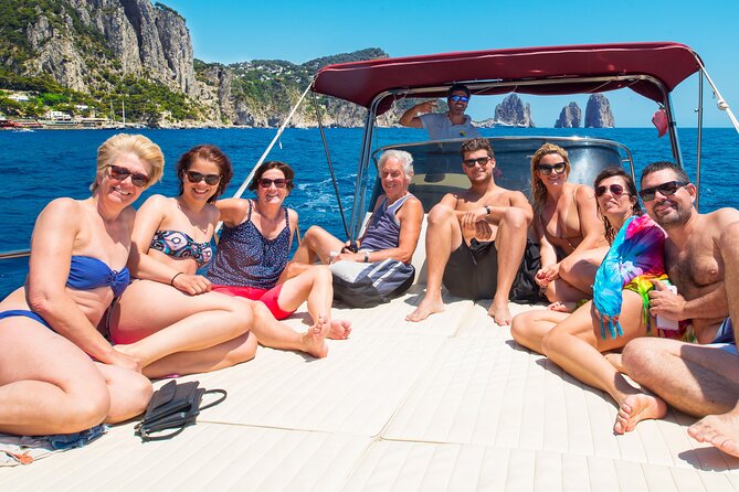 Private Boat Tour from Sorrento to Capri on a Classic Gozzo 8.50 - White Grotto and the Natural Arch