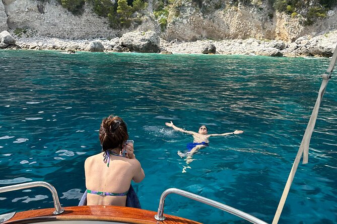 Private Boat Tour of Capri Island - Along the west side and the forts path