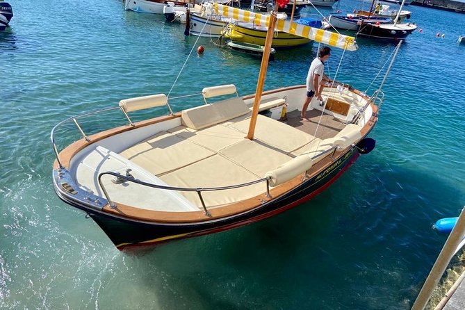 Private boat tour of Capri (relaxation tour three hours) - White Grotto, Coral Cave, and the Island’s Other Colors