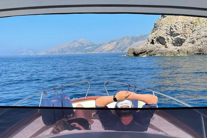 Private boat tour of the Amalfi Coast from Sorrento - Positano and the Famous Pyramid of Houses