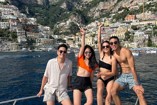 Private Boat tour Positano & Amalfi coast - Positano’s lanes, shops, and steep views