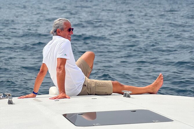 Private boat tour to Capri - The Blue Grotto requires a second boat and extra money