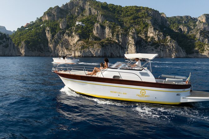 Private Boat Tour To Capri Departing From Positano - Marina Piccola, swimming, and lunch options