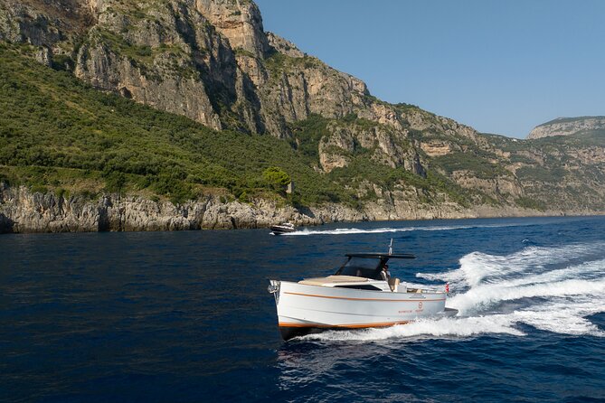 Private Capri Boat Tour in a Luxury Gozzo Apreamare 35ft - Leaving Sorrento for the old Roman villa