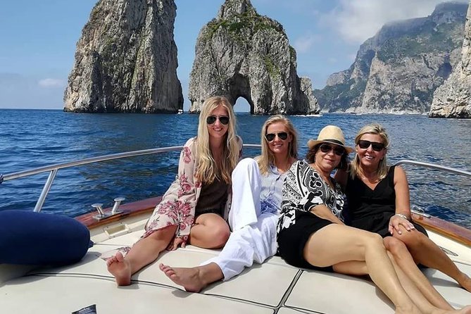 Private Capri Boat Tour with Nerano Stop – Departing from Capri - Faraglioni rocks and the eastern face of Capri