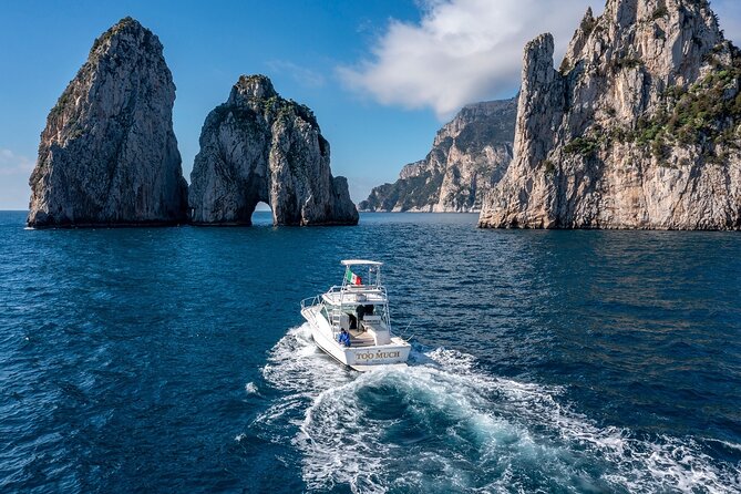 Private Day Boat Trip to Capri and Blue Grotto from Positano - Green Grotto and Punta Carena