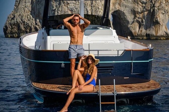 Private Full-day Luxury Boat Tour to Capri from Amalfi Coast - The long approach to Capri