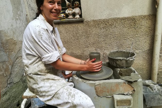 Private Lesson on the Ceramic Tradition in Vietri sul Mare - Getting Messy at the Wheel