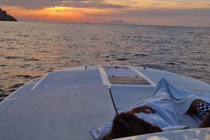 Private Sorrento Sunset Cruise with Prosecco, Spritz & Limoncello - Bagni Regina Giovanna and the legendary pool