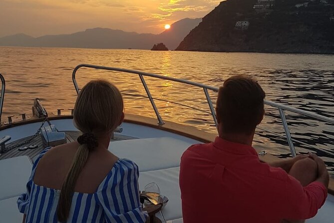 Private Sunset Cruise with Prosecco Onboard - The Cliffs, Caves, and Small Coastal Beaches