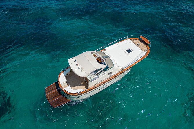 Private Tour to Capri and the Amalfi Coast by Speedboat - Green Grotta, where the sea changes color