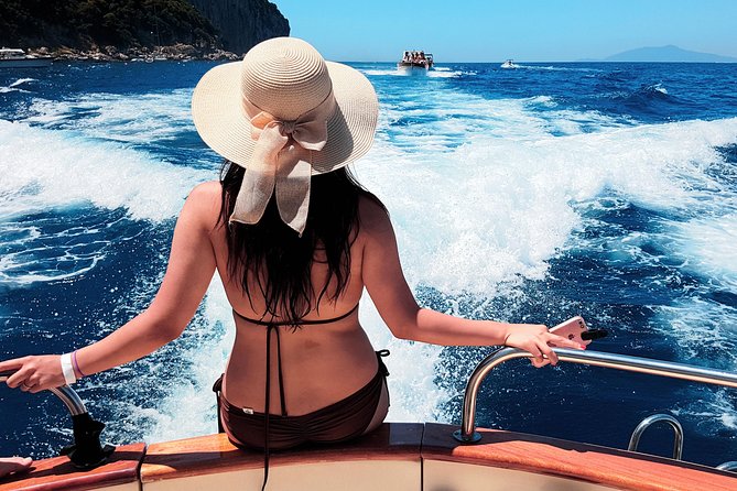 Private Tour to Capri & Positano from Sorrento Classic Gozzo 850 - Punta Carena, Marina Piccola, and time to swim