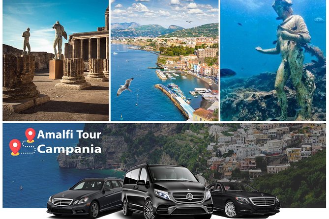 Private Transfer from Amalfi Coast to Rome or vice versa - Mount Vesuvius and the Naples Bay viewpoint