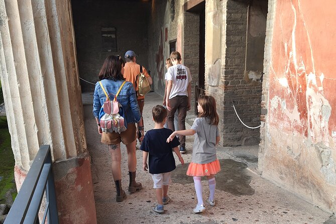 Rome to Pompeii Tour for Kids & Families w Hotel Pickup & Skip-the-Line Tickets - Entering Pompeii without the regular wait