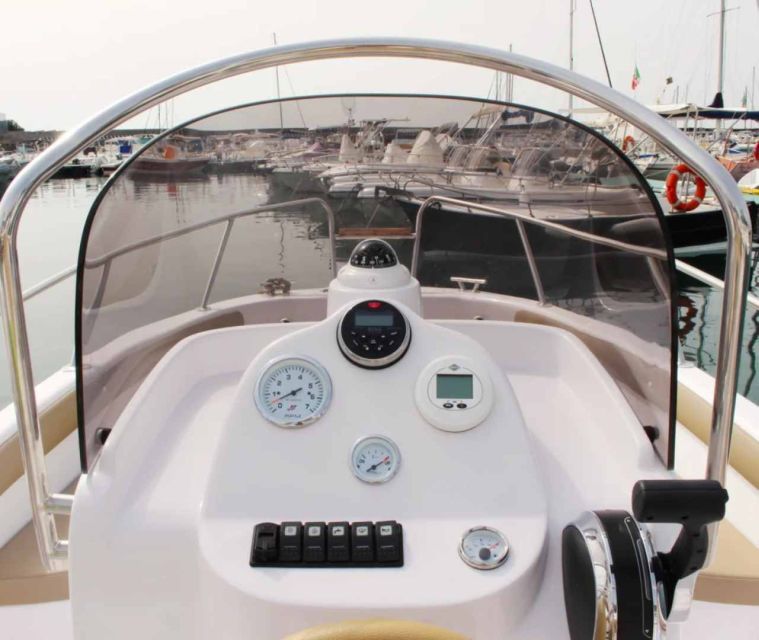 Salerno: Amalfi Coast Boat Rental (License not Required) - Choosing a skipper or driving yourself