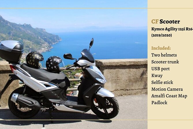 Scooter rental on the Amalfi Coast - Starting at Via Giovanni Boccaccio in Ravello