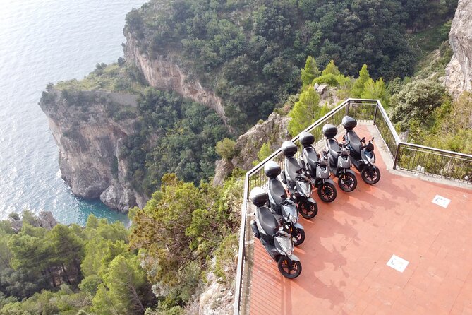 Scooter Rental to Visit Sorrento, Amalfi Coast, Positano and More - Positano, where parking changes the whole day