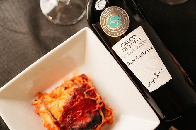 Sella delle Spine Taurasi: Tasting, Vineyard and Cellar Tour - Why the food pairings add real value