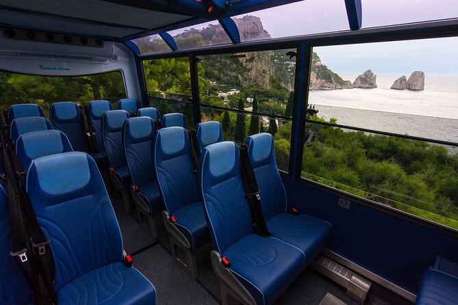 Shared CAPRI Tour - 360° experience by Bus, Boat & Guide - Starting at Marina Grande, Capri’s working waterfront