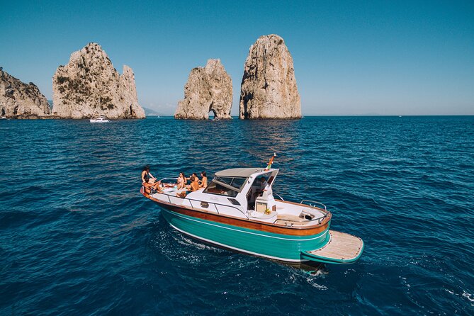 Shared half-day boat tour to Capri from Sorrento - Capri’s grottoes, cliffs, and Faraglioni