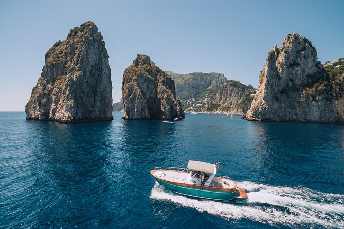 Shared half-day boat tour to Capri from Sorrento - Swimming and snorkeling in Capri’s water