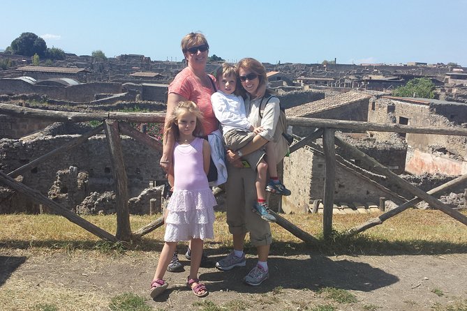 Skip the Line Pompeii Tour For Kids and Families w Special Guide - The amphitheater and the first sense of Pompeii’s scale