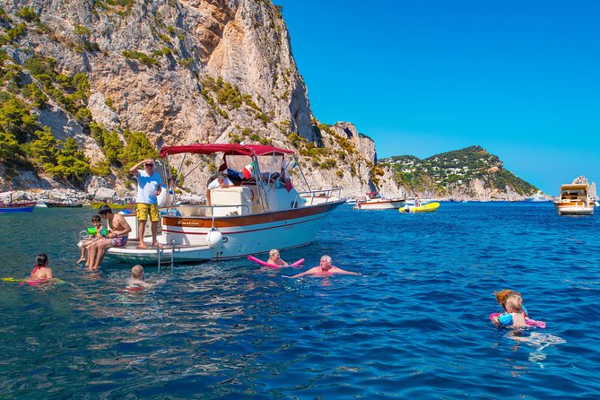 Small Group Boat Day Excursion to Capri Island from Sorrento - Faraglioni rocks, Capri’s famous postcard view