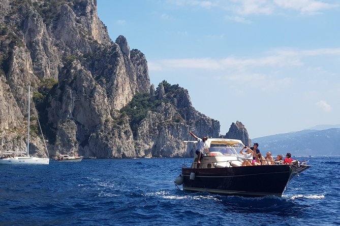 Small-Group Capri and Blue Grotto Boat Tour from Sorrento 5 Hours - Marina Piccola brings the swimming break