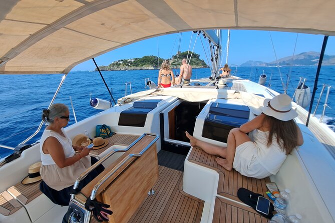 Small Group Sailing Tour in Amalfi Coast with Aperitif - The Boat, Crew, and Group Size