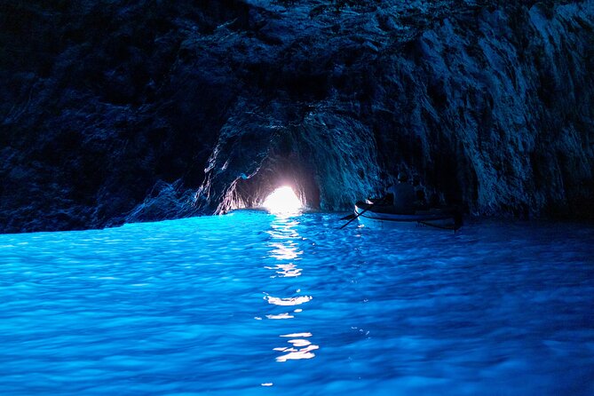 Small Group Tour to Blue Grotto, Anacapri and Capri - Starting at Marina Grande with the island in view