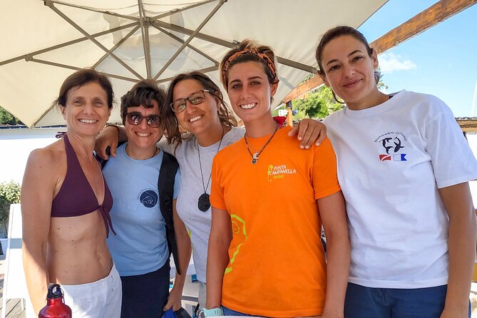 Snorkeling with Marine Biologist Expert from Sorrento - The boat break between swims