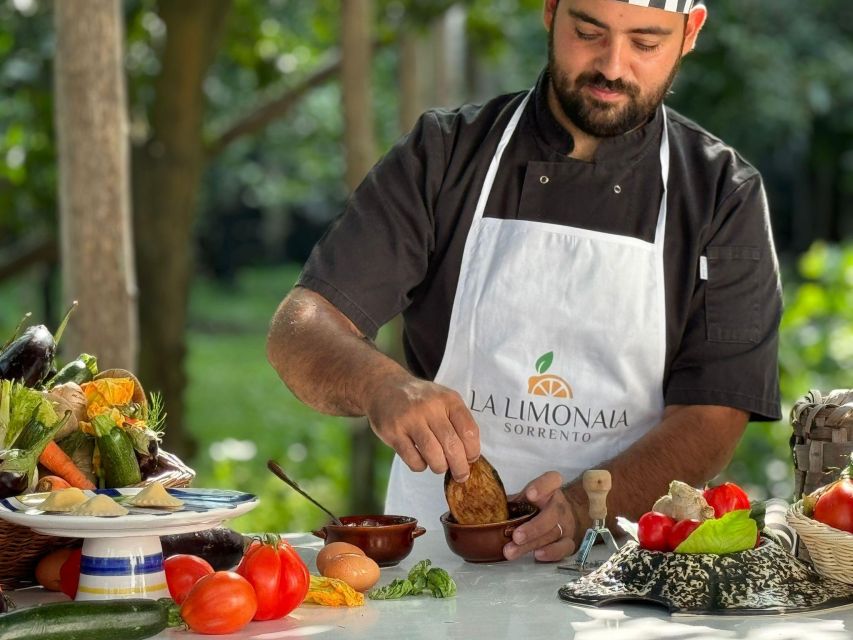 Sorrento: Authentic Italian Cooking Class in a Citrus Grove - Cooking in Sorrento’s citrus grove