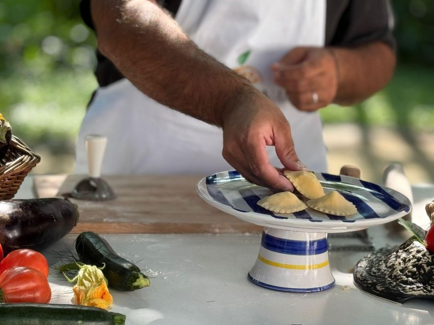Sorrento: Authentic Italian Cooking Class in a Citrus Grove - Fresh ingredients from the garden
