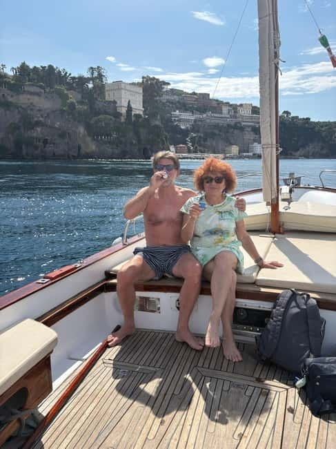 Sorrento: Boat Coastal Cruise with Swim and Limoncello - What the skipper adds to the ride