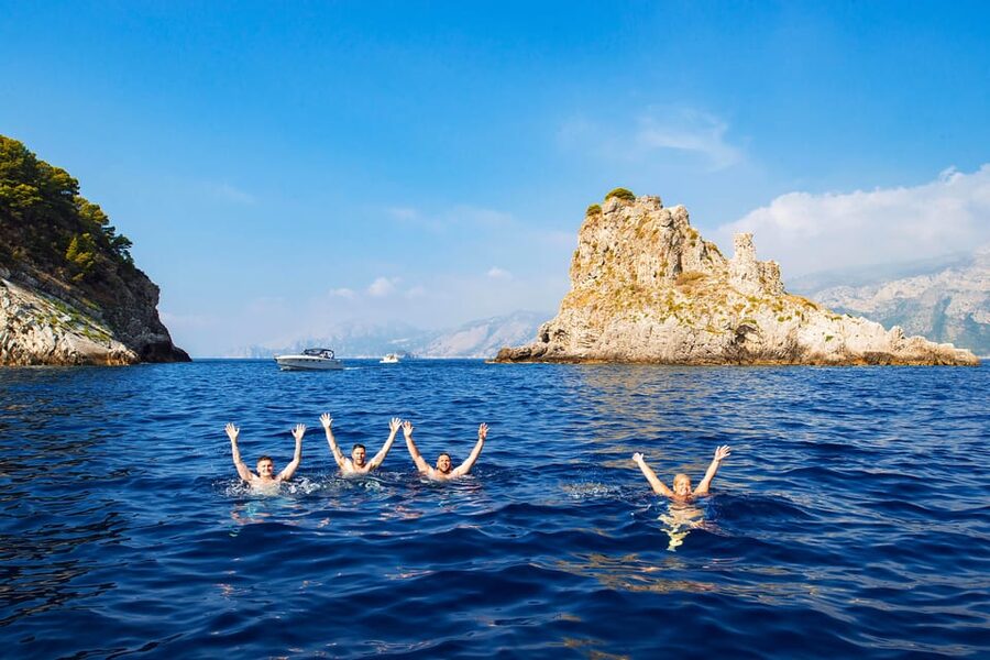 Sorrento Coast 2 Hours Shared Boat Tour with Swimming Stop - A short cruise with a Roman surprise