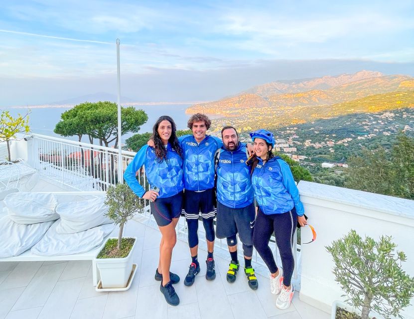 Sorrento Coast E-bike Fun Tour Experience - From Piazza Andrea Veniero to the open hills