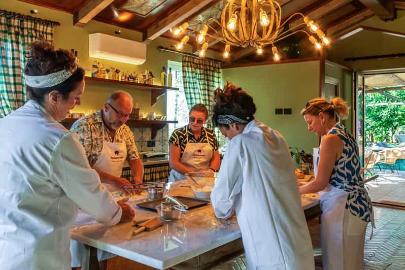 Sorrento Cooking Class: Taste the Tradition feel the Love - Prosecco first, then the work begins