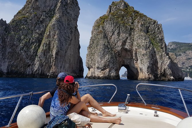Sorrento: Exclusive Capri Private Boat Tour & Blue Grotto - The White Grotto and the Virgin Mary formation