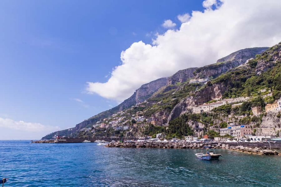 Sorrento: Full-Day Boat Tour to Positano, Amalfi and Ravello - From Piano di Sorrento to Punta Campanella