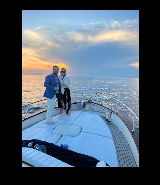 Sorrento: Luxury Private boat drinking & watching the sunset - Why a Sorrento sunset cruise works so well