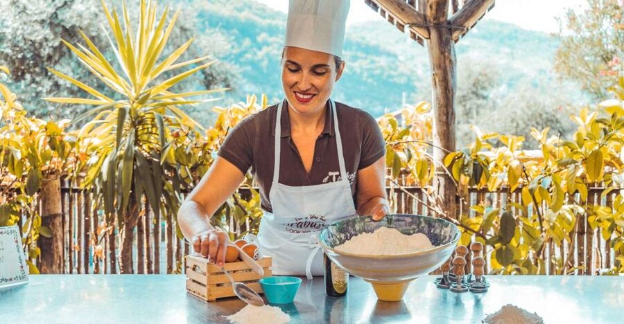 Sorrento: Pasta Making Class - Olive Oil, Focaccia, and Fresh Mozzarella First
