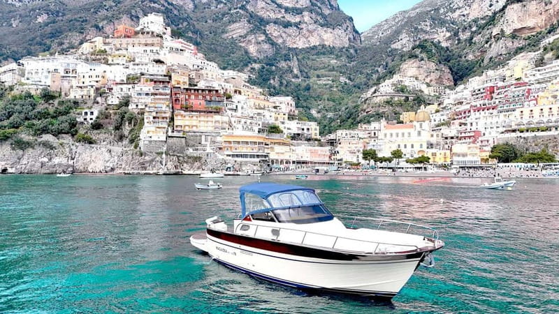 Sorrento: Positano & Amalfi Coast Small-Group Boat Tour - The Amalfi Coast from the water