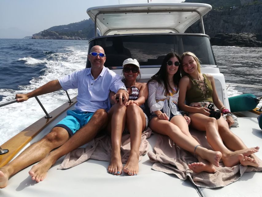 Sorrento: Private Amalfi Coast Boating Tour - Crapolla Bay, Li Galli, and the approach to Positano