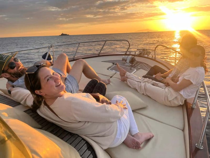 Sorrento Sunset Cruise with Aperitif on Board - The optional swimming stop