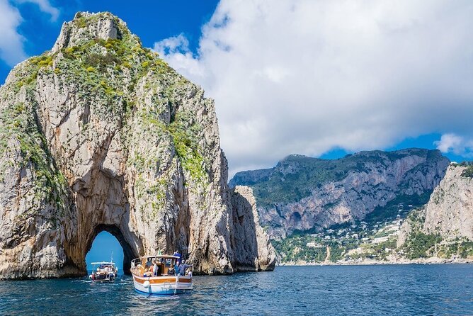 Sorrento to Capri: Small Group Boat Tour with Blue Grotto - Punta Carena Lighthouse on Capri’s southwest coast
