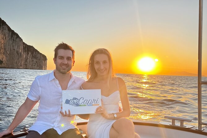 Sunset & Aperitif Boat tour - Punta Carena gives the sunset its setting