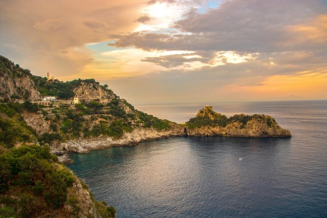 Sunset Cruise from Positano, Praiano, Amalfi, Minori or Maiori - What you see from Conca dei Marini to the Emerald Grotto
